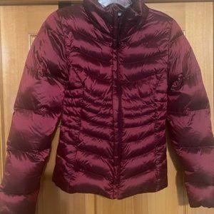 XS The North Face Aconcagua Red Velvet Puff Down Jacket